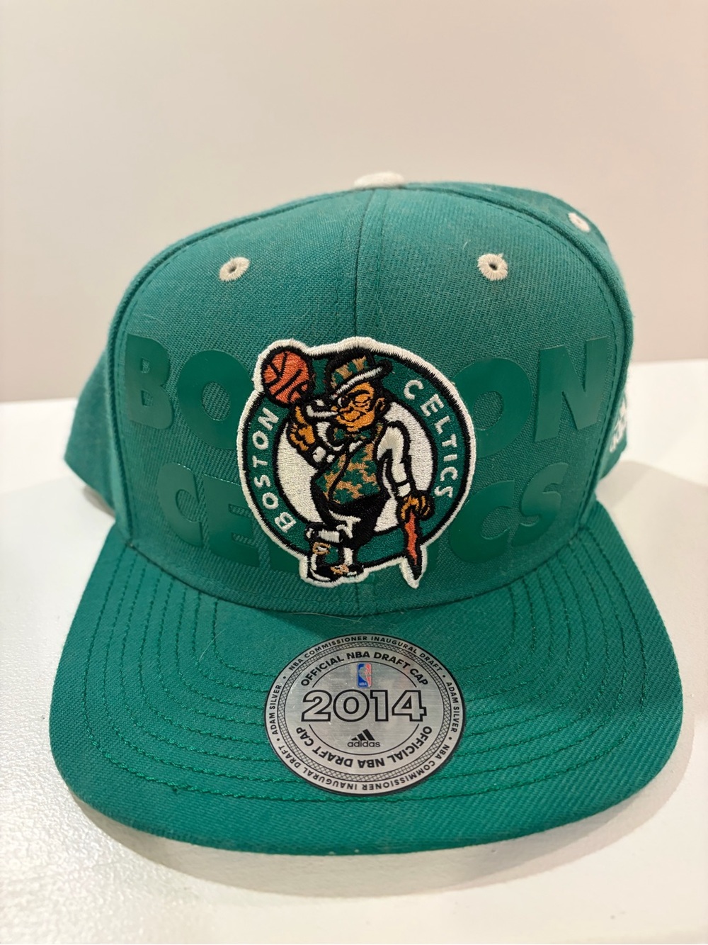 Vintage Official Adidas Boston Celtics Draft Day 2014 SnapBack Hat